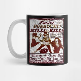 Vintage Faster, Pussycat! Kill! Kill! Faster 1980s Mug